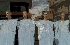 Metamorphoses Project. Mannequins in White. 2019. 