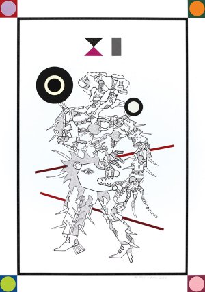 Tarot Cards. XI – Justice, 2021