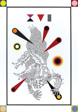 Tarot Cards. XVI – The Tower, 2021